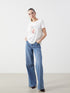 LC Waikiki Crew Neck Printed Combed Cotton Women's T-Shirt